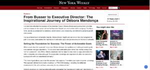 From Busser to Executive Director: The Inspirational Journey of Débora Mendonça
